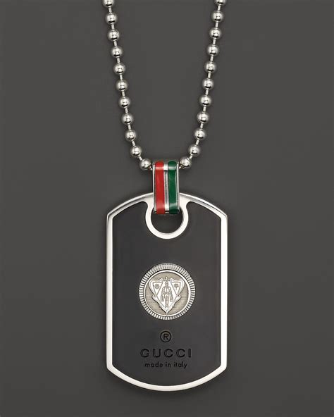 replica gucci dog tags|gucci dog tag necklace men's.